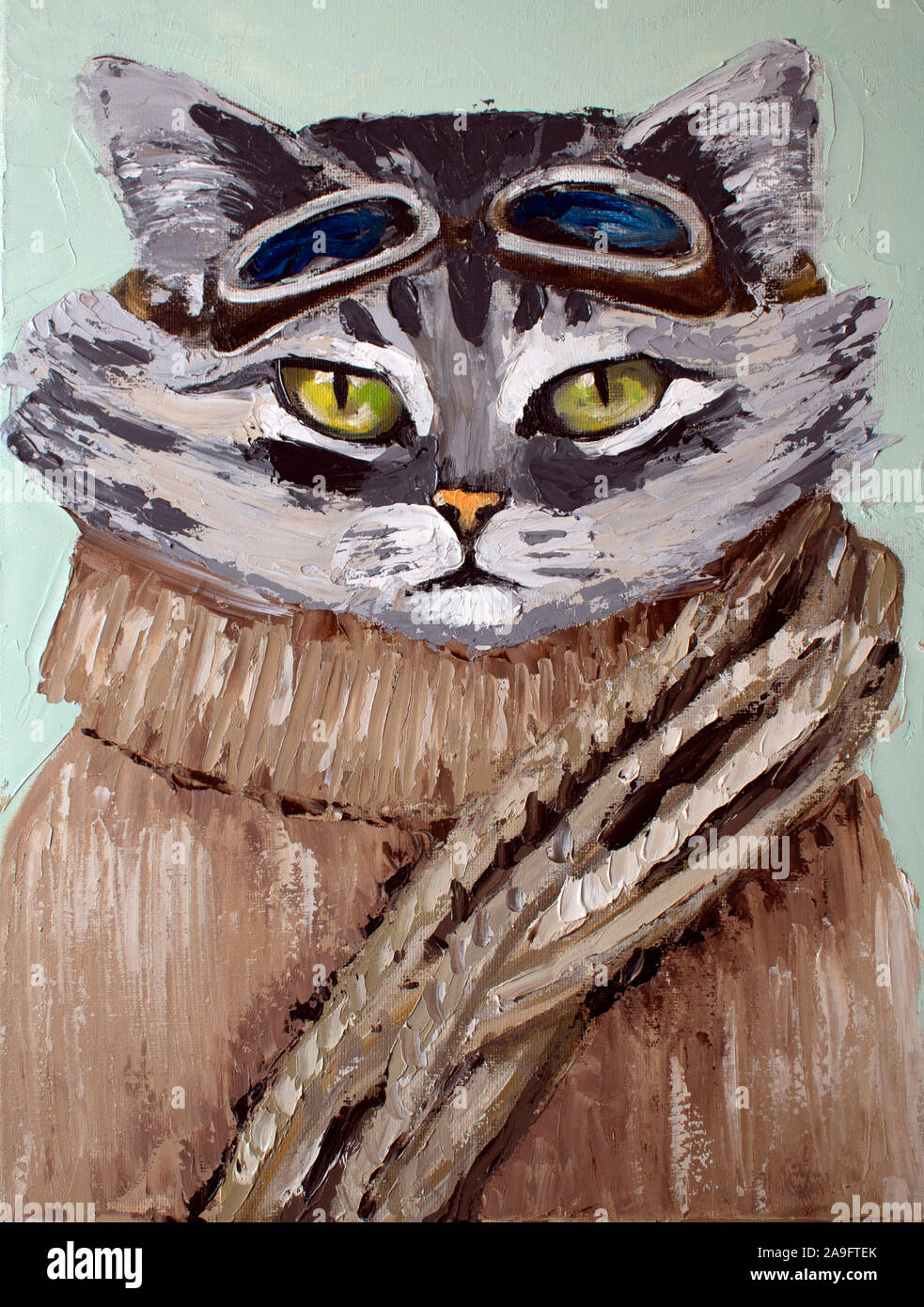 Cat Painting Clothes High Resolution Stock Photography And Images Alamy