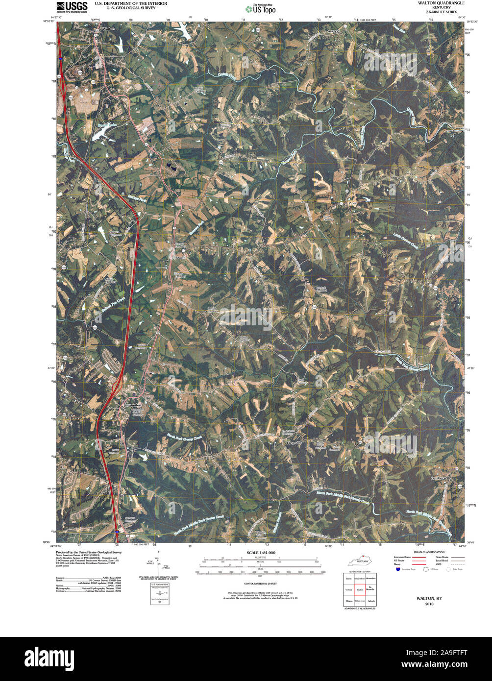 Walton map Cut Out Stock Images & Pictures Alamy