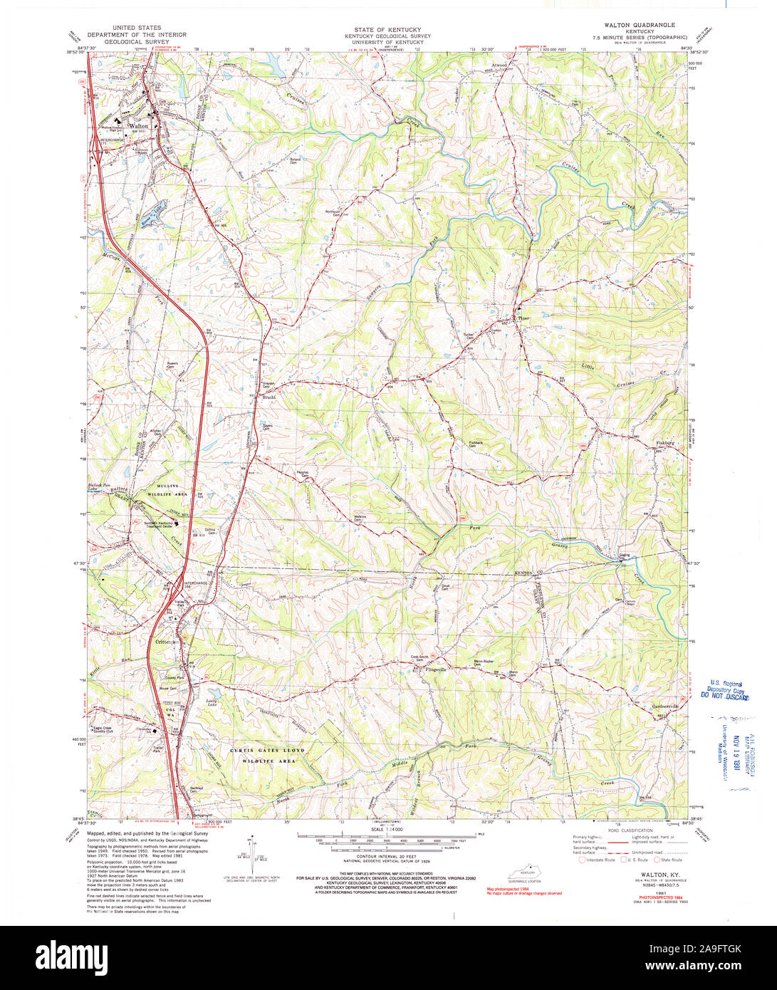 Map of walton Cut Out Stock Images & Pictures Alamy