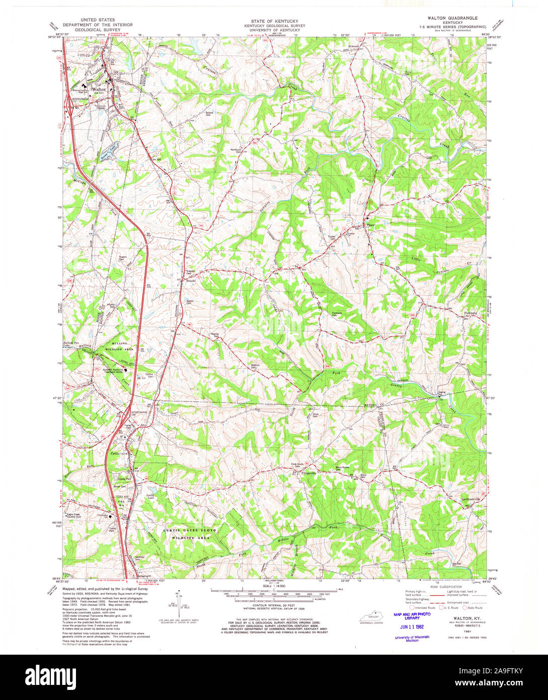 Map of walton Cut Out Stock Images & Pictures Alamy