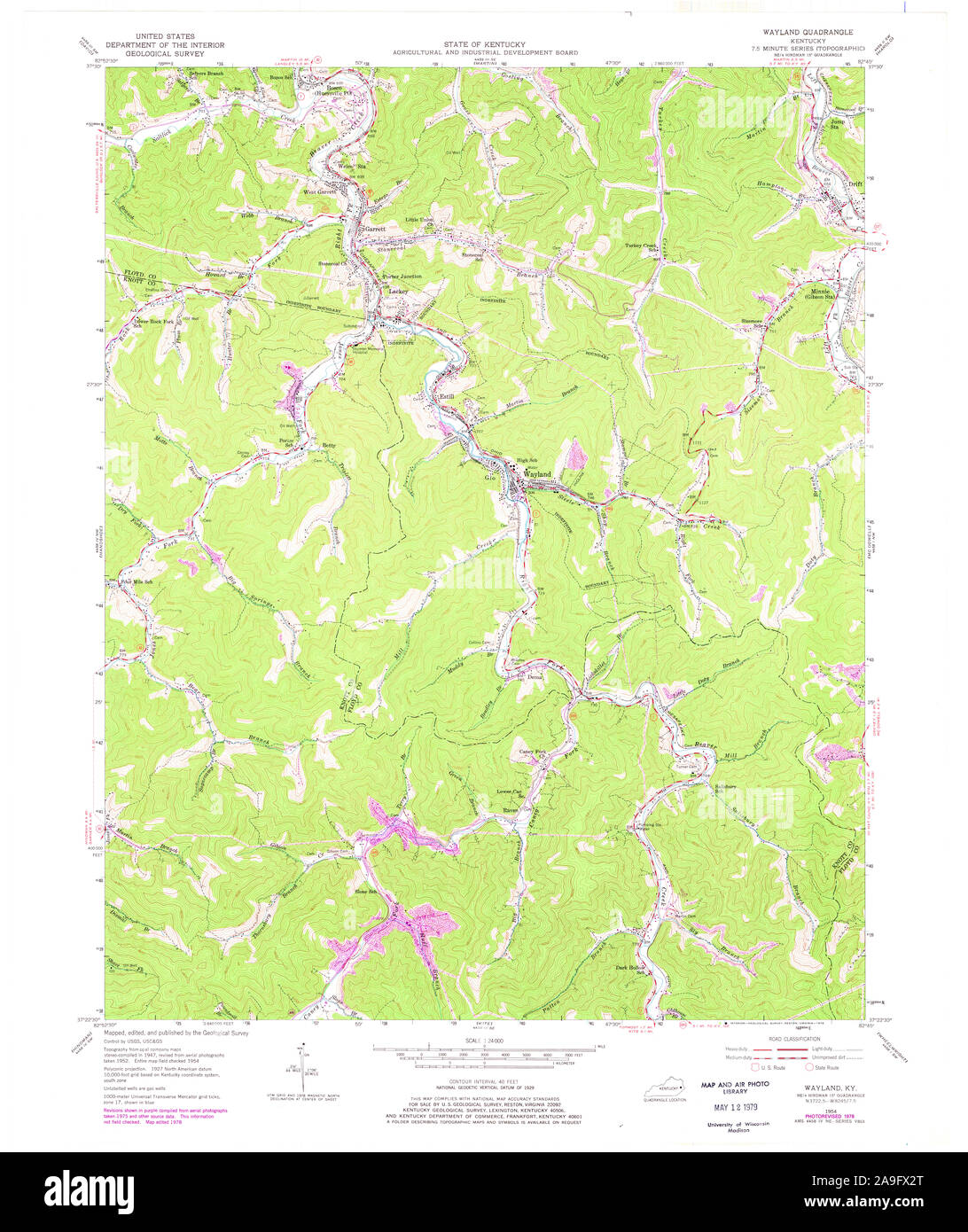 Wayland map Cut Out Stock Images & Pictures Alamy