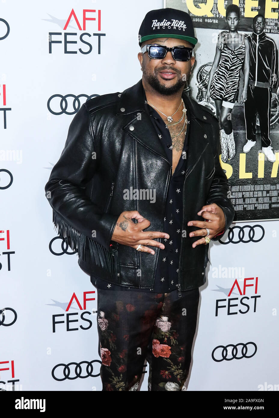 Hollywood, United States. 14th Nov, 2019. HOLLYWOOD, LOS ANGELES, CALIFORNIA, USA - NOVEMBER 14: The-Dream arrives at the AFI FEST 2019 - Opening Night Gala - Premiere Of Universal Pictures' 'Queen And Slim' held at the TCL Chinese Theatre IMAX on November 14, 2019 in Hollywood, Los Angeles, California, United States. (Photo by Xavier Collin/Image Press Agency) Credit: Image Press Agency/Alamy Live News Stock Photo