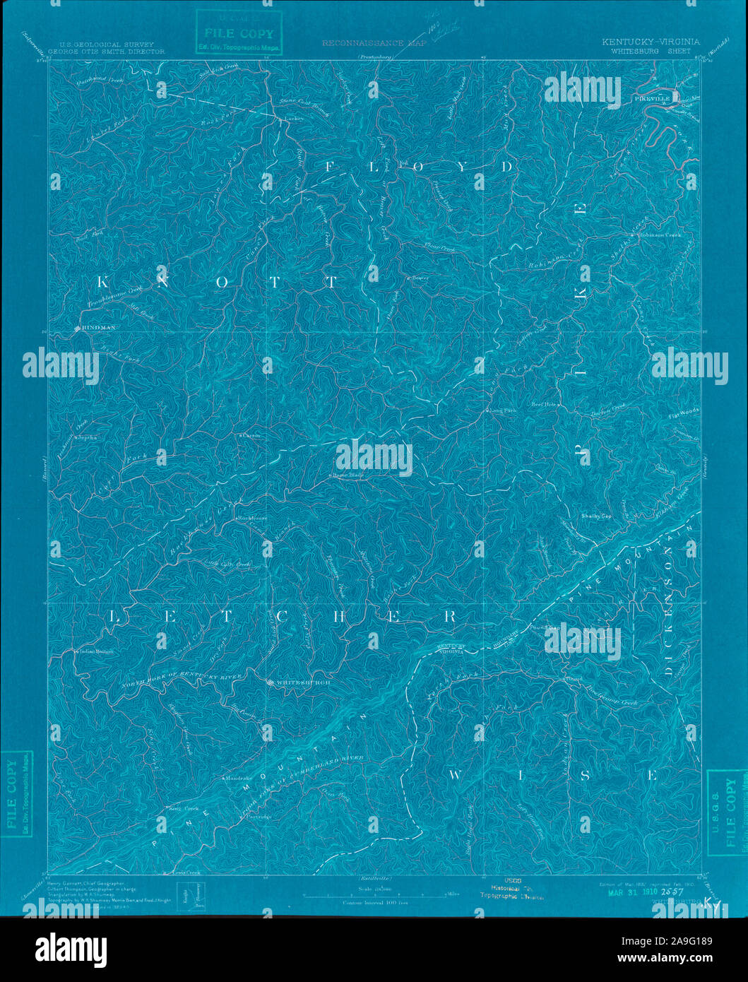 Whitesburg kentucky map hires stock photography and images Alamy