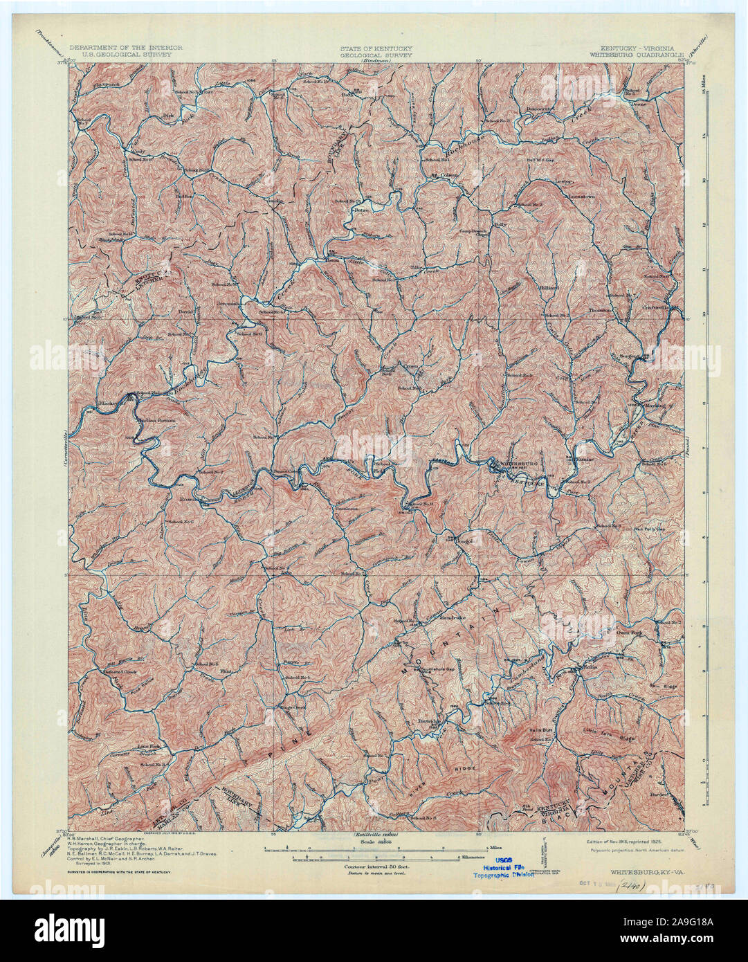 Map of whitesburg hires stock photography and images Alamy