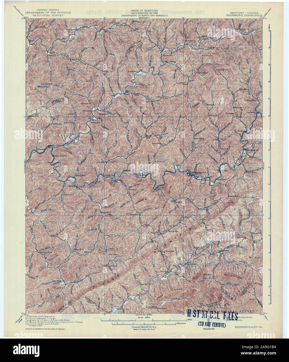 Map of whitesburg hires stock photography and images Alamy