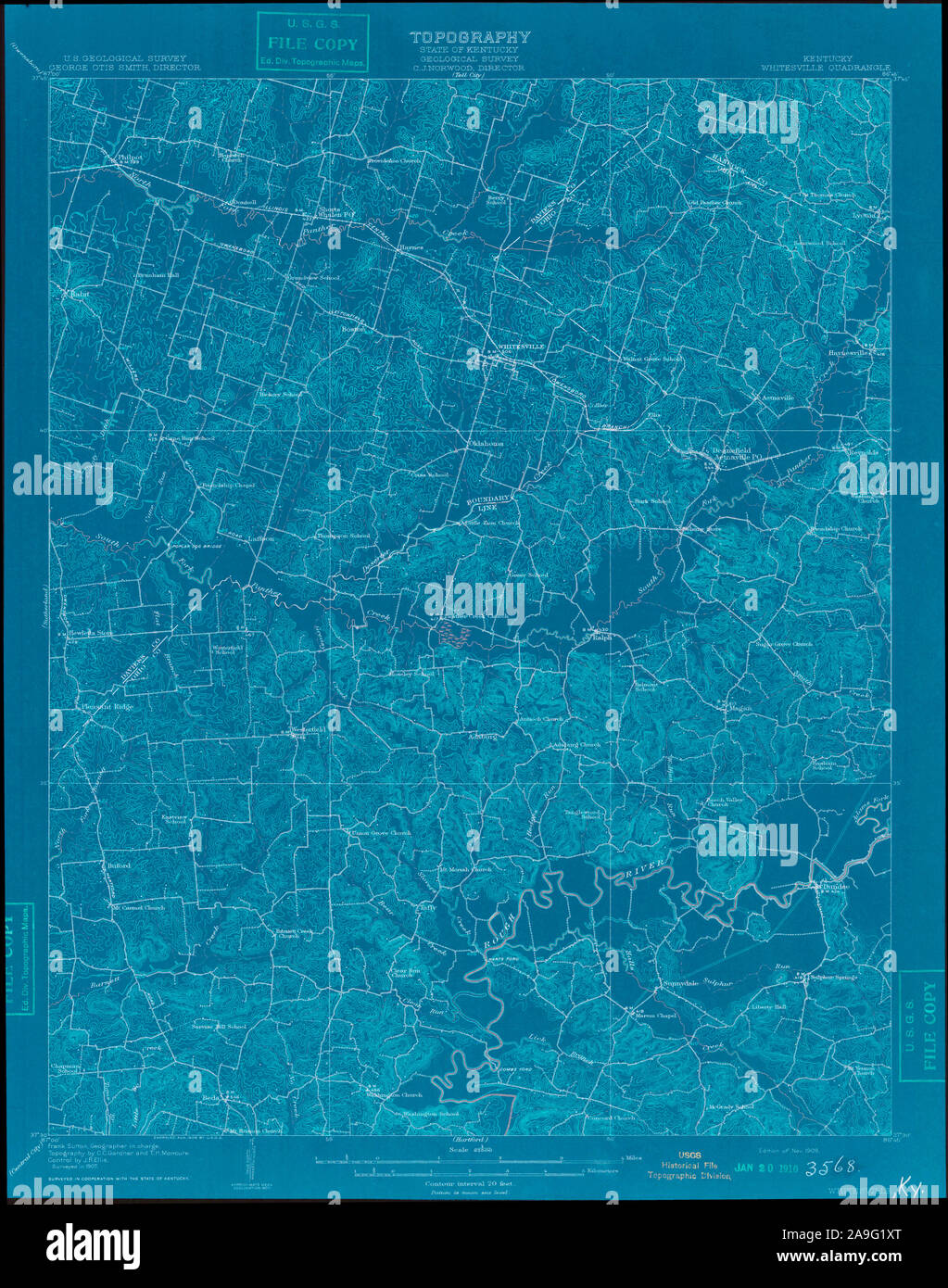 Whitesville map hires stock photography and images Alamy