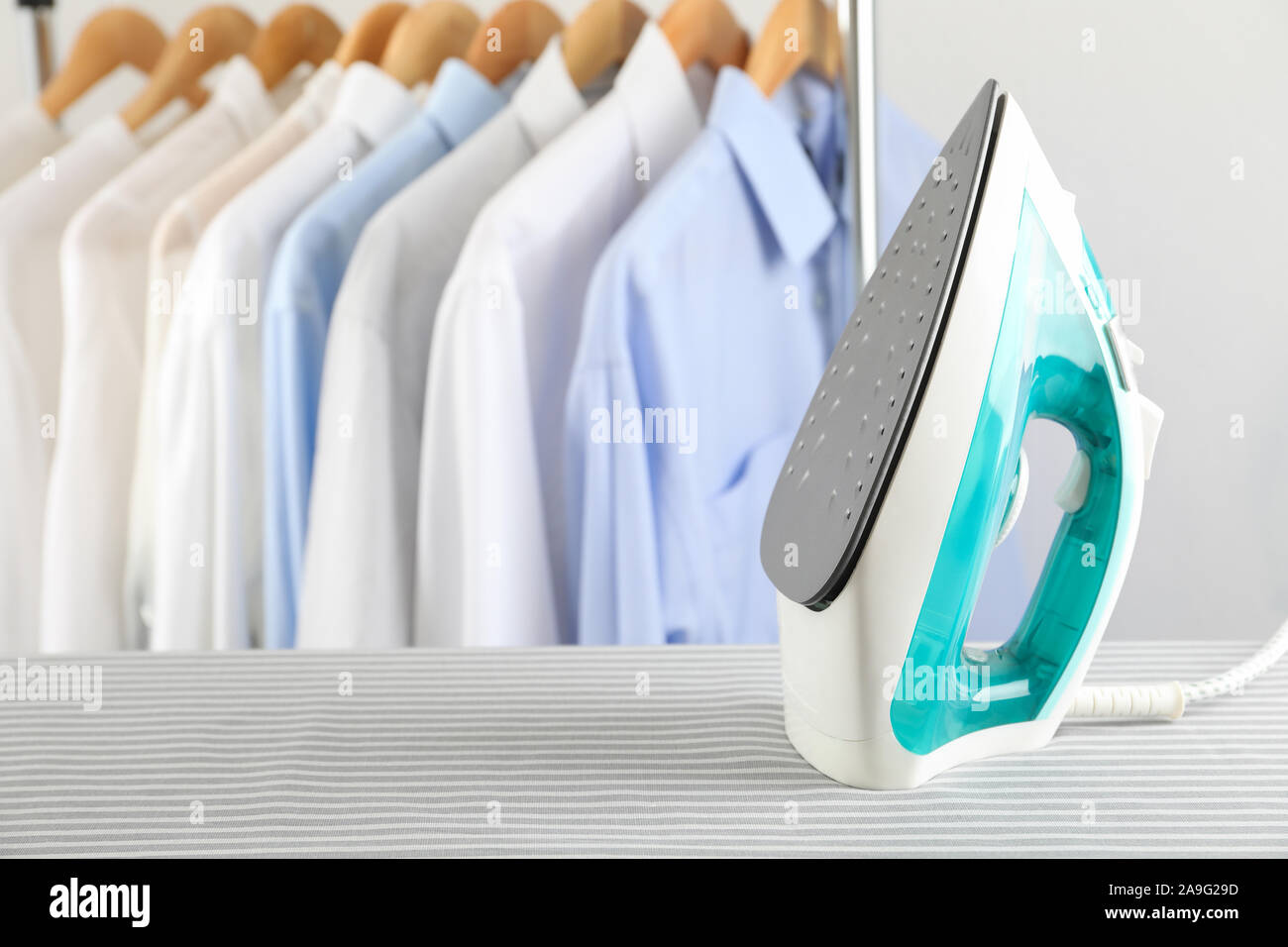 Ironing pressing cloth hi-res stock photography and images - Page 2 - Alamy