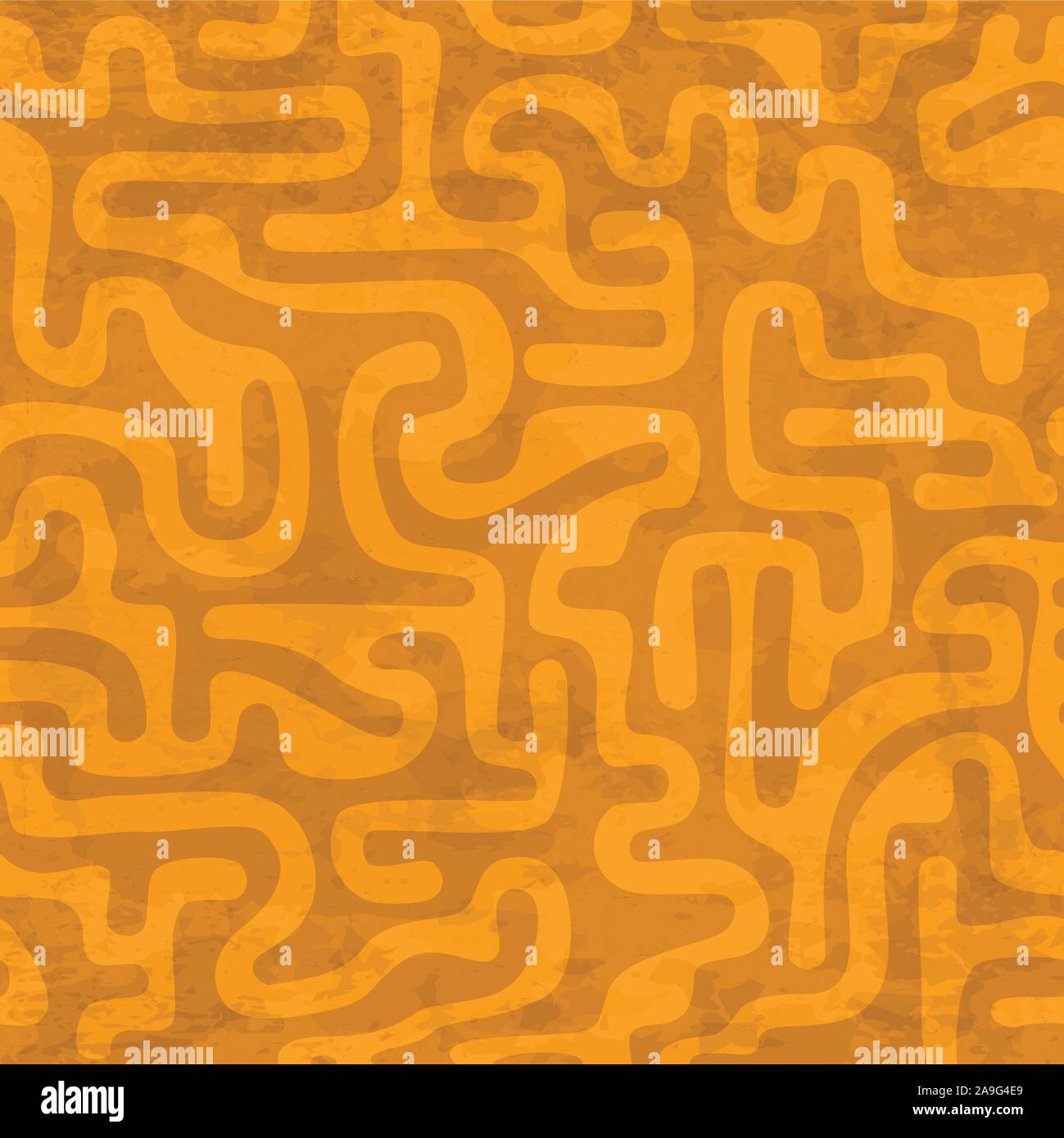 Seamless old maze pattern Stock Vector