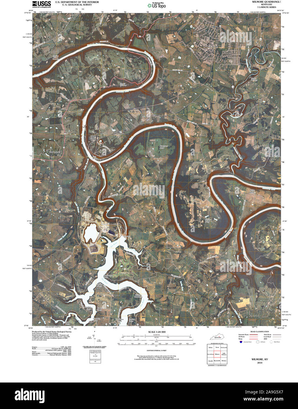 Map of wilmore kentucky Cut Out Stock Images & Pictures Alamy