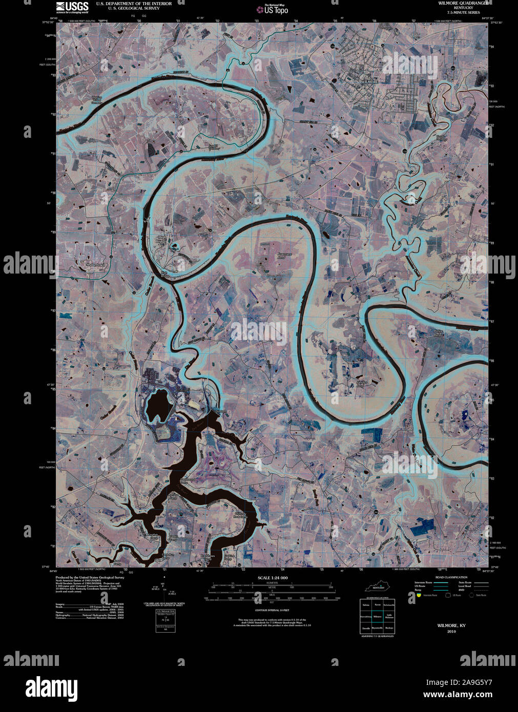 Map of wilmore hires stock photography and images Alamy