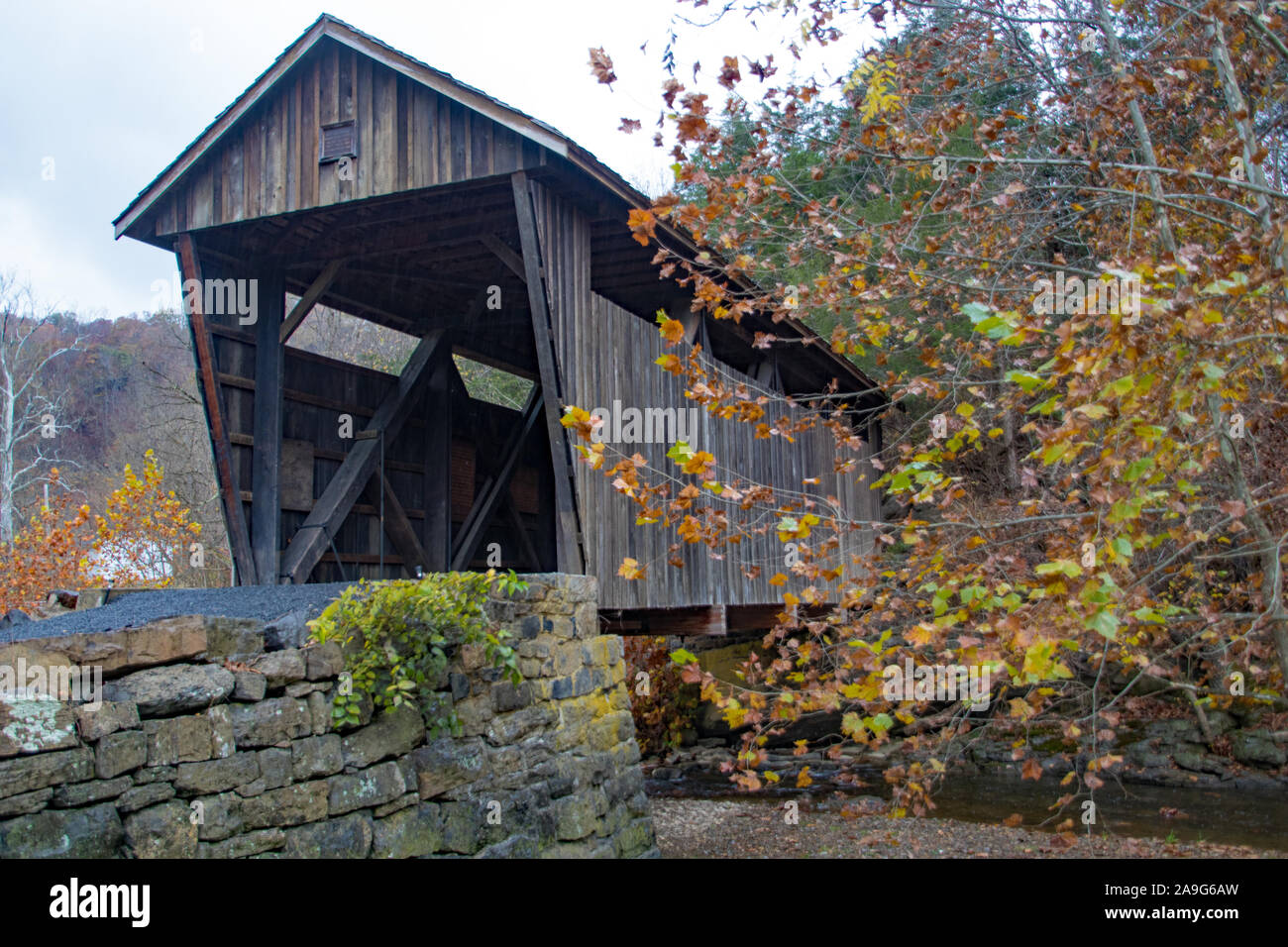Covered Bridges of West Virginia Stock Photo Alamy