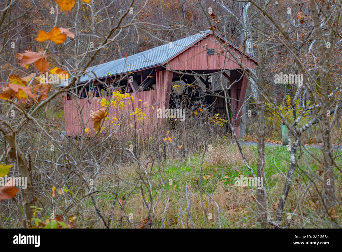 Covered Bridges of West Virginia Stock Photo Alamy