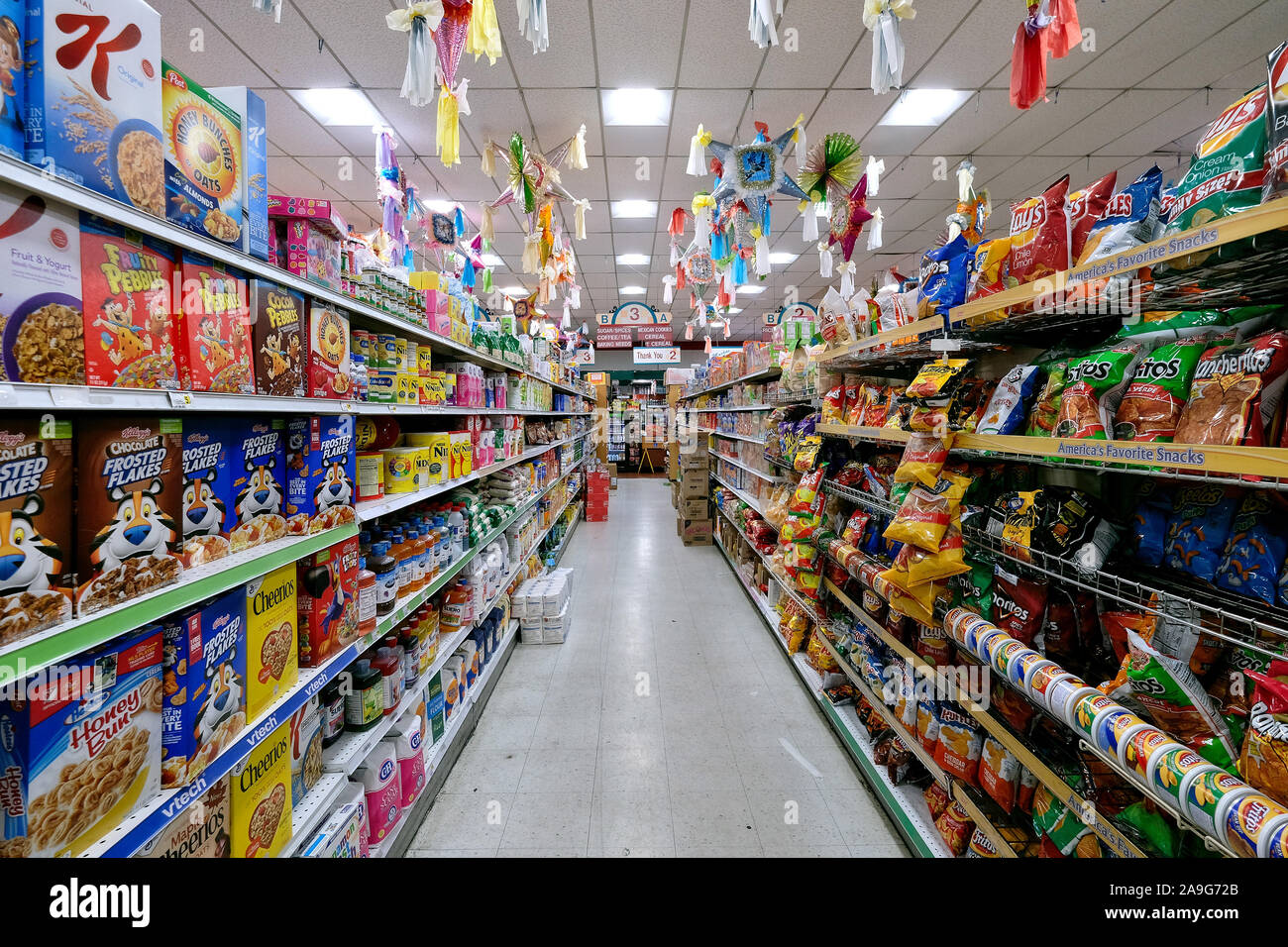 Produce Aisle of Latin American Supermarket Stock Photo - Alamy