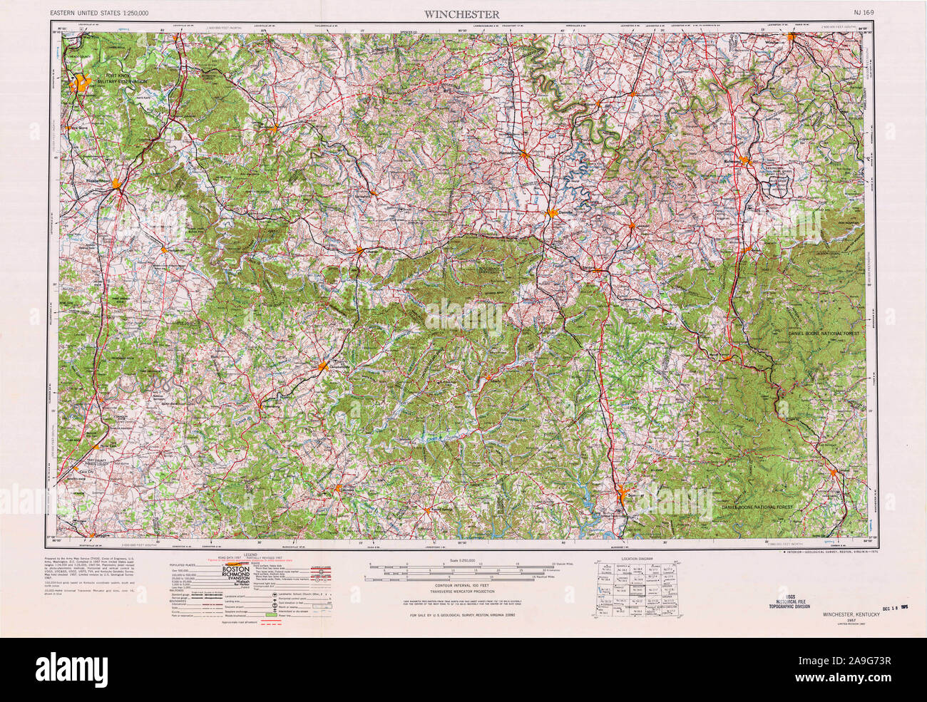 Winchester Ky Zip Code Map United States Map