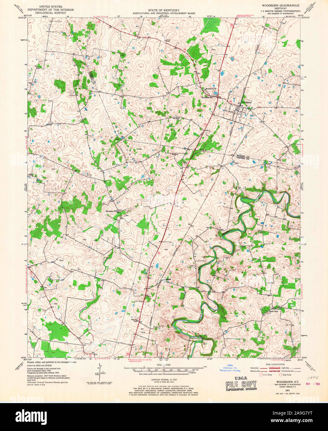 Map of woodburn hires stock photography and images Alamy