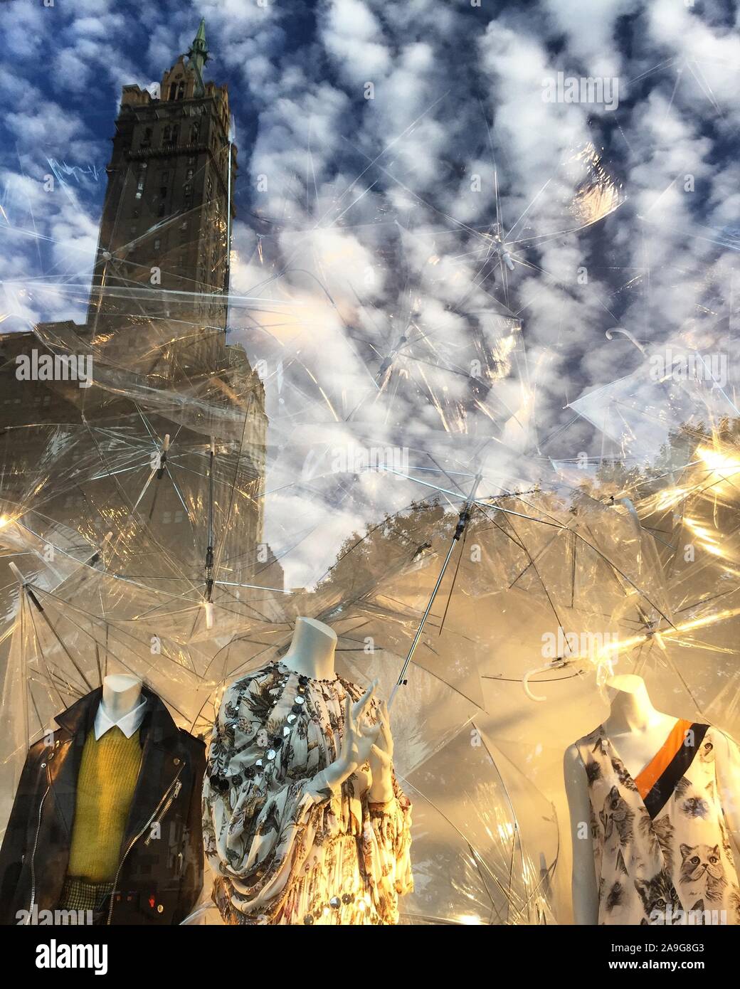 Spectators view holiday window display at Bergdorf Goodman in NYC Stock  Photo - Alamy