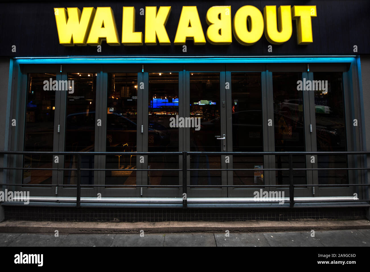 Walkabout Bar. Manchester Printworks. Stock Photo