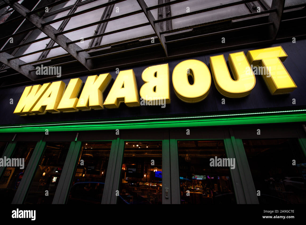 Walkabout Bar. Manchester Printworks. Stock Photo