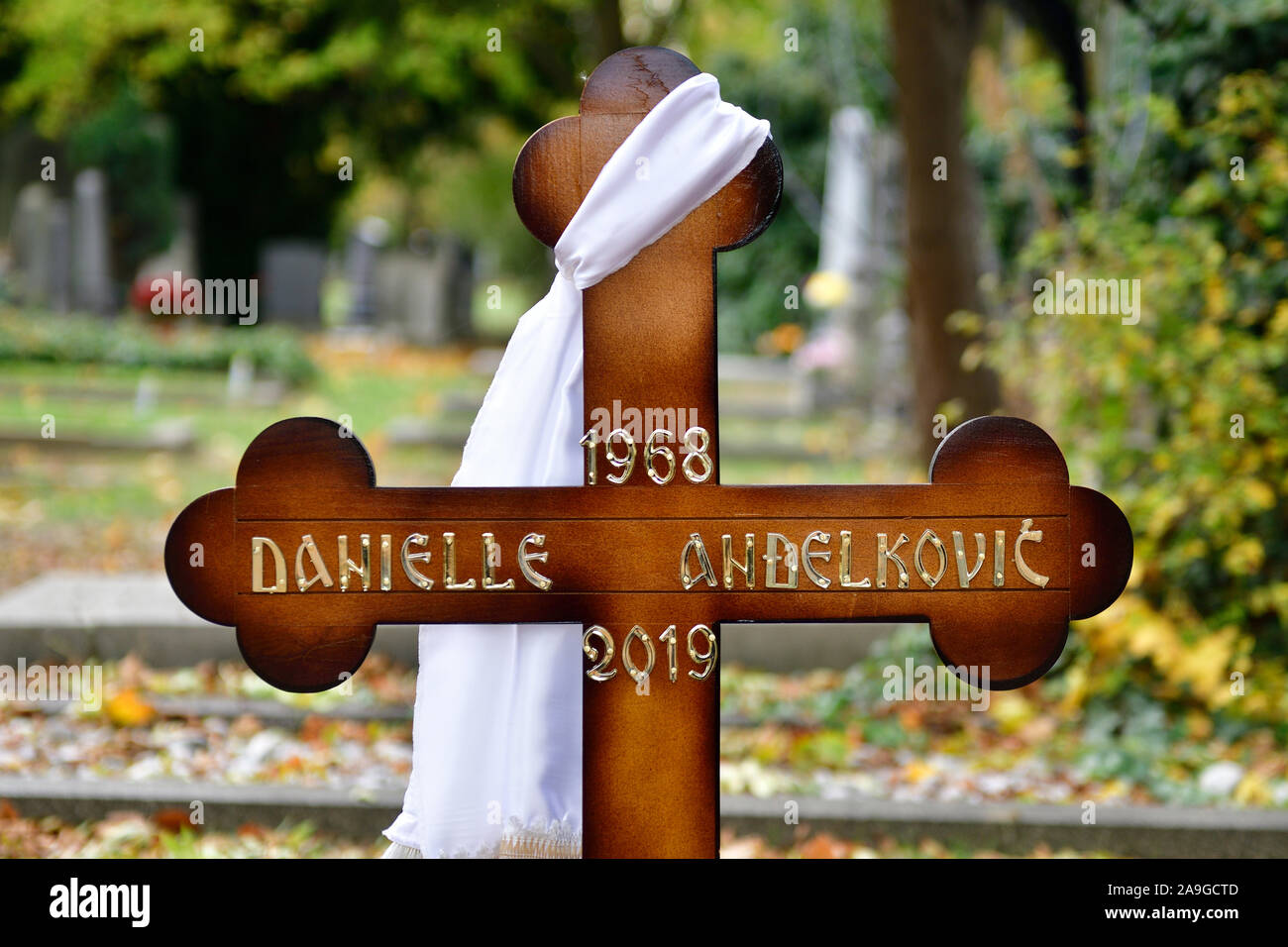 Vienna, Austria. The Vienna Central Cemetery Stock Photo
