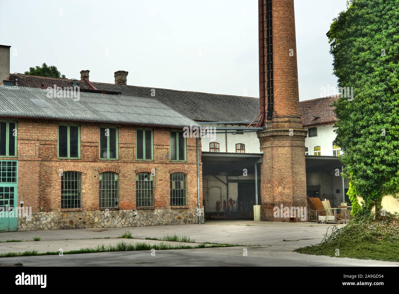 Wien, ehemalige Konservenfabrik Inzersdorfer Stock Photo