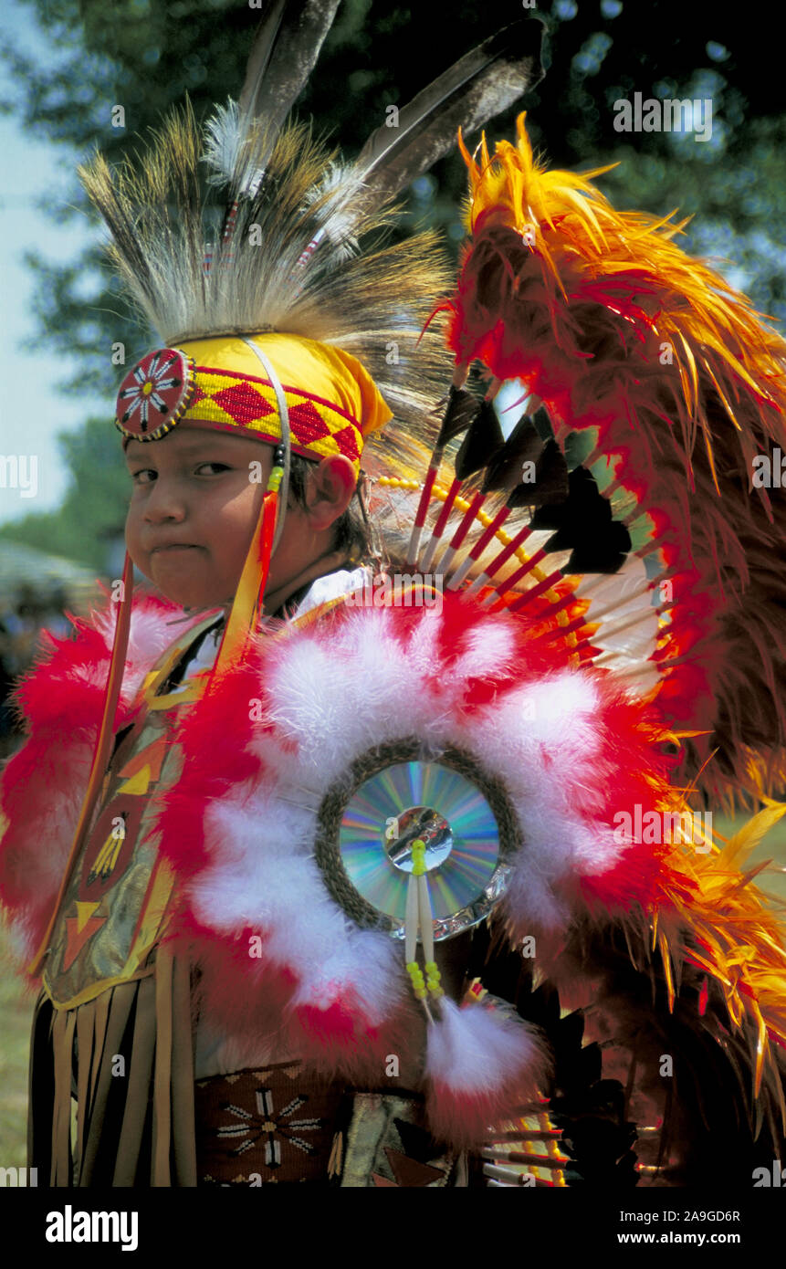 Mohikaner beim Pow-Wow im Kahnawake Reservat bei Montreal, Queebec ...