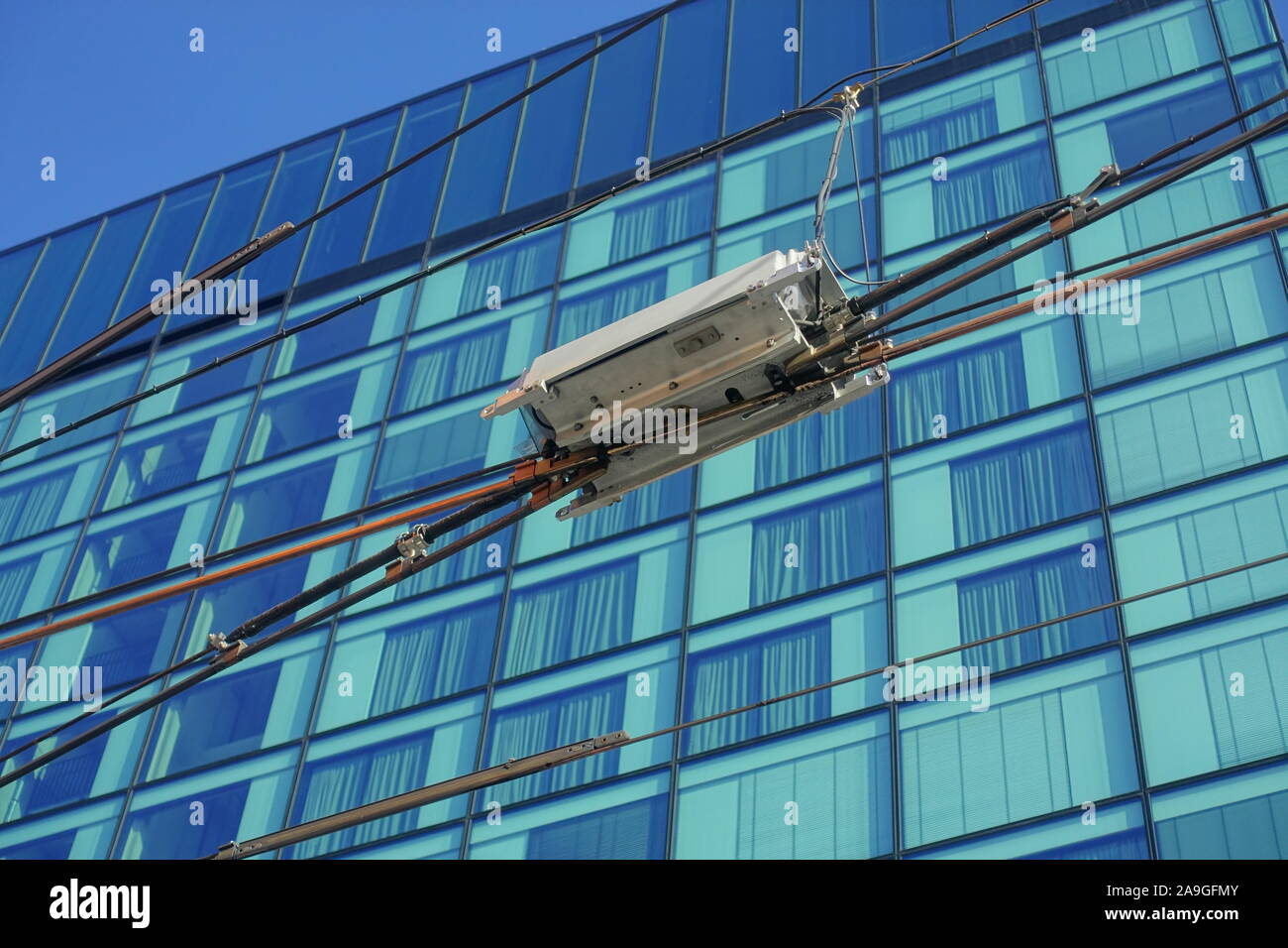 Salzburg, OBusWeiche Salzburg, Trolleybus Overhead Power Supply