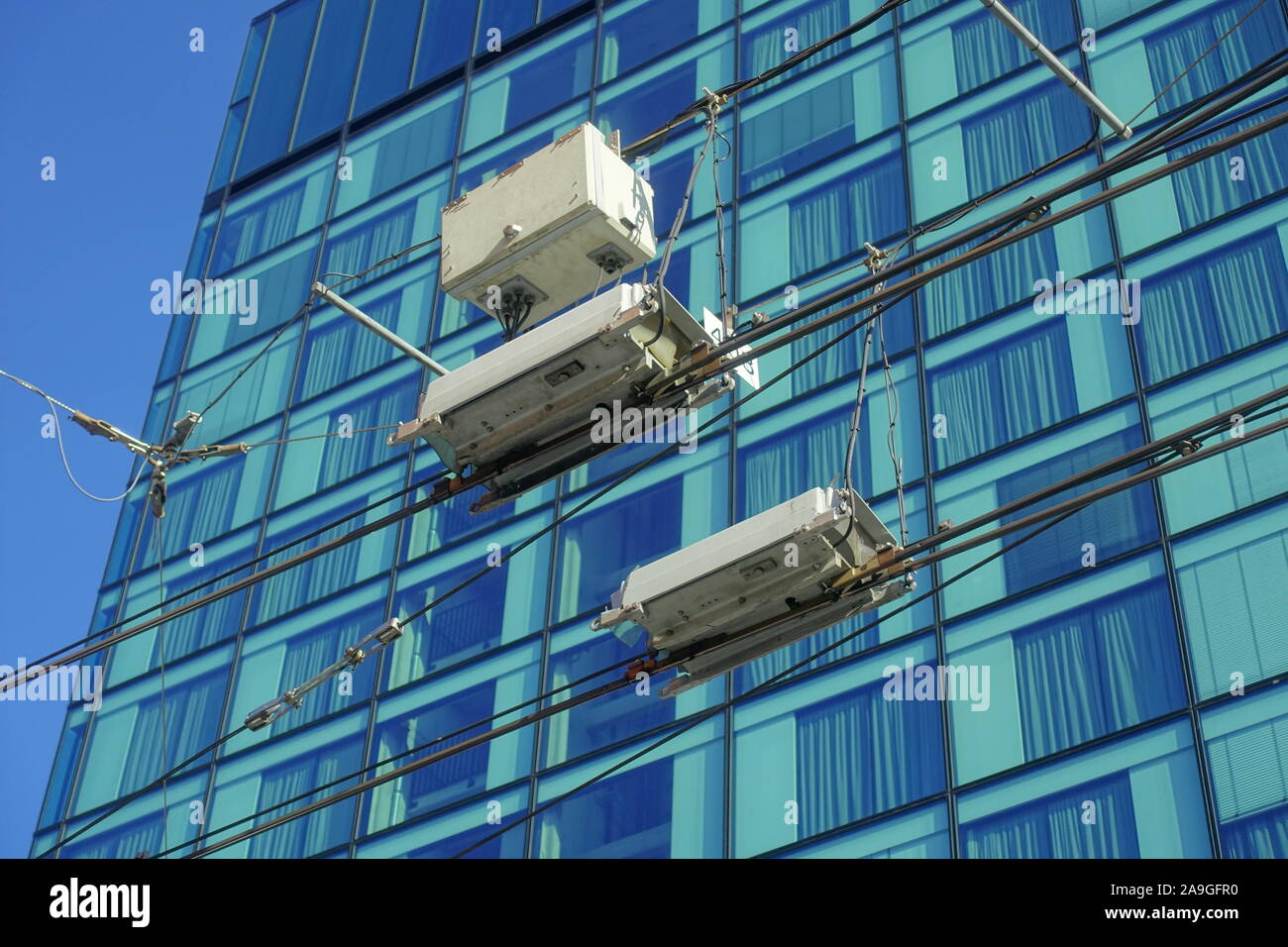 Salzburg, OBusWeiche Salzburg, Trolleybus Overhead Power Supply