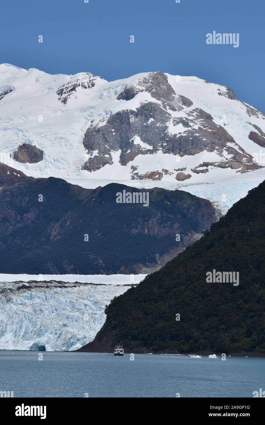Landscape of Spegazzini Glacier Stock Photo
