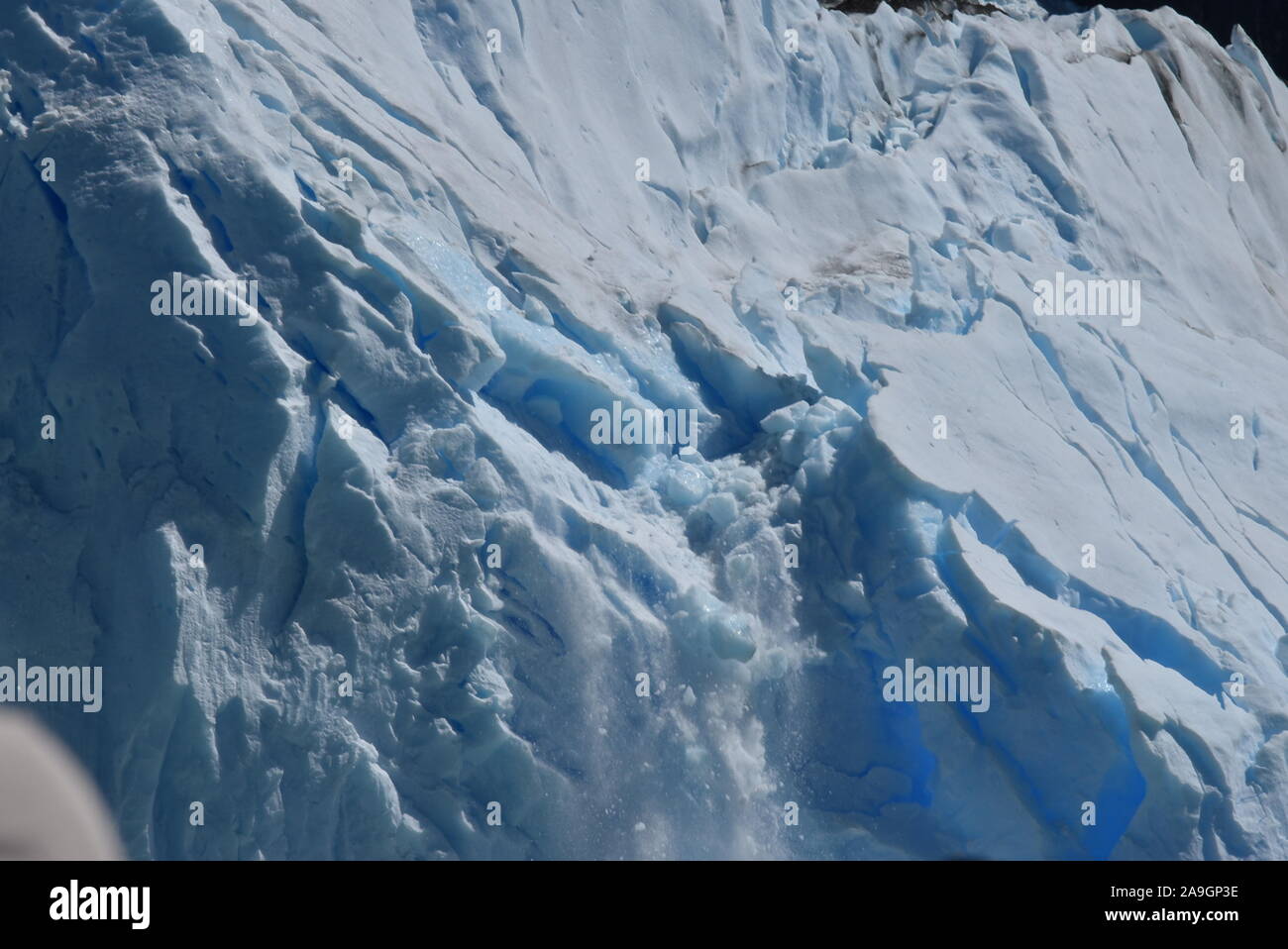 Glacier in Patagonia, Argentina Stock Photo
