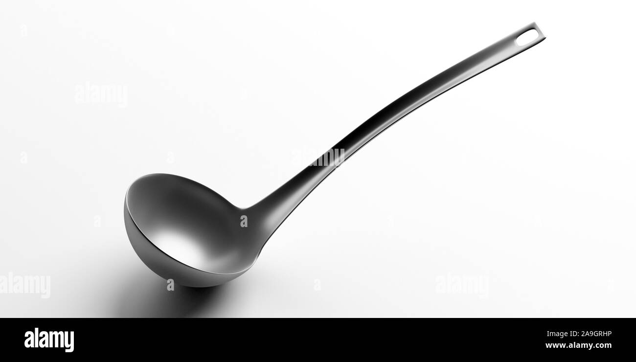 Soup pot ladle Black and White Stock Photos & Images - Alamy