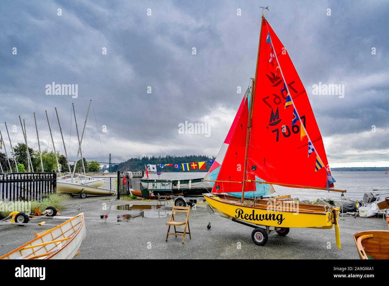 Hollyburn Sailing Club, Wooden Boat Show, Ambleside,Park, West