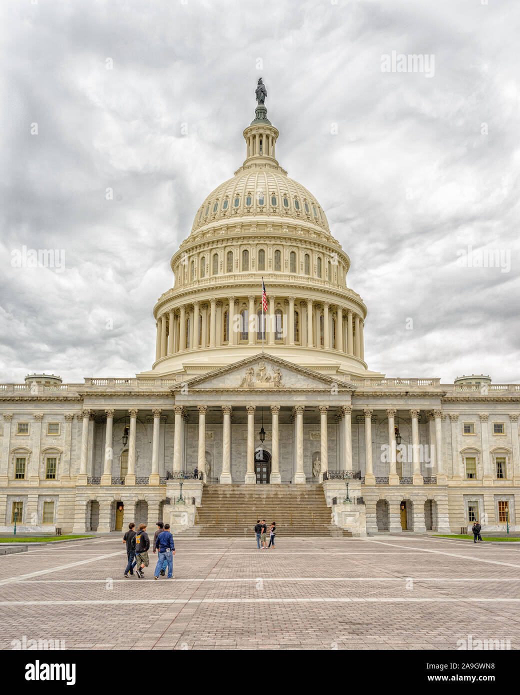 Washington DC, Maryland / USA 5/18/2013 Eastern entrance to the US