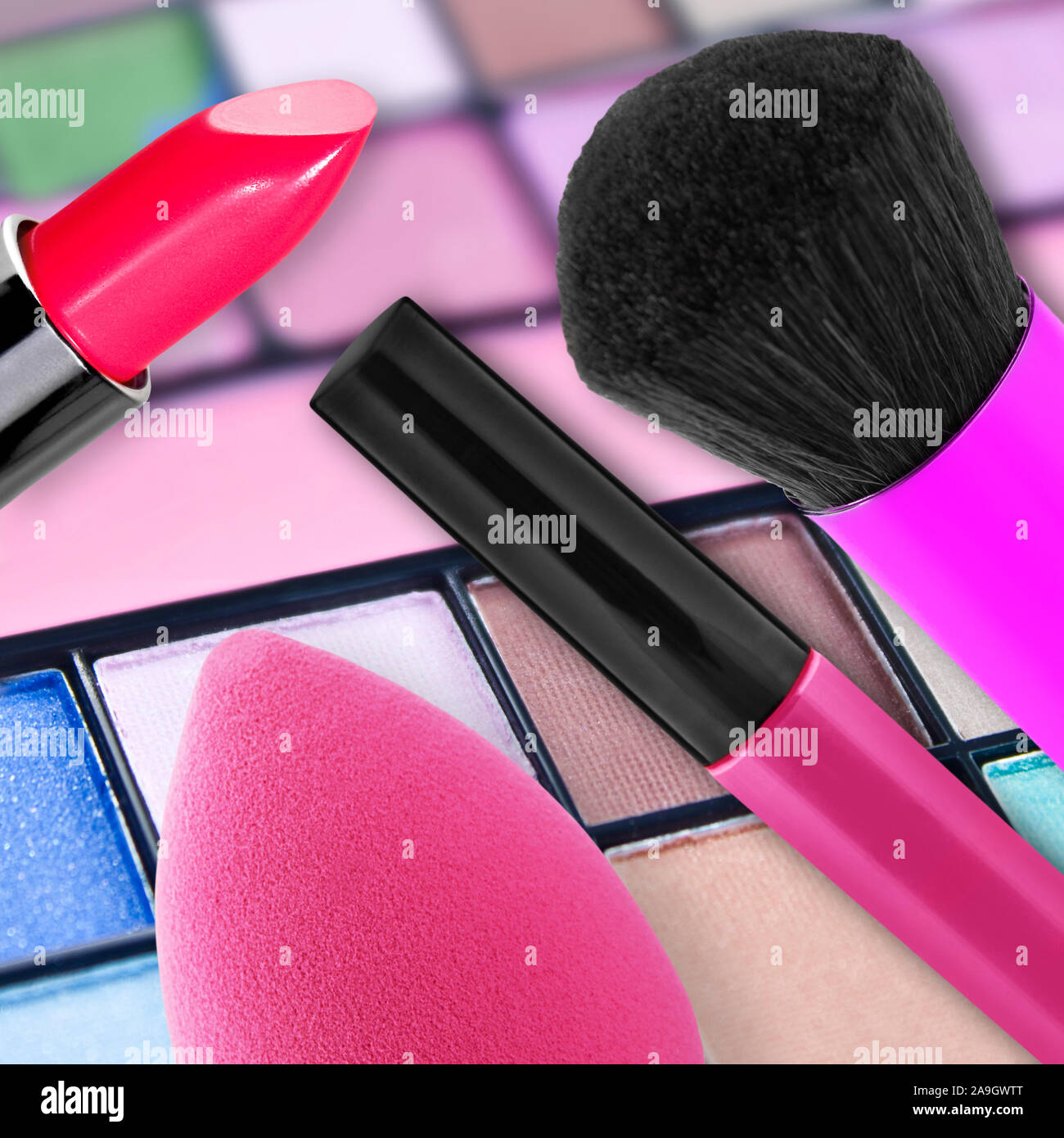 Make up beauty products Stock Photo Alamy