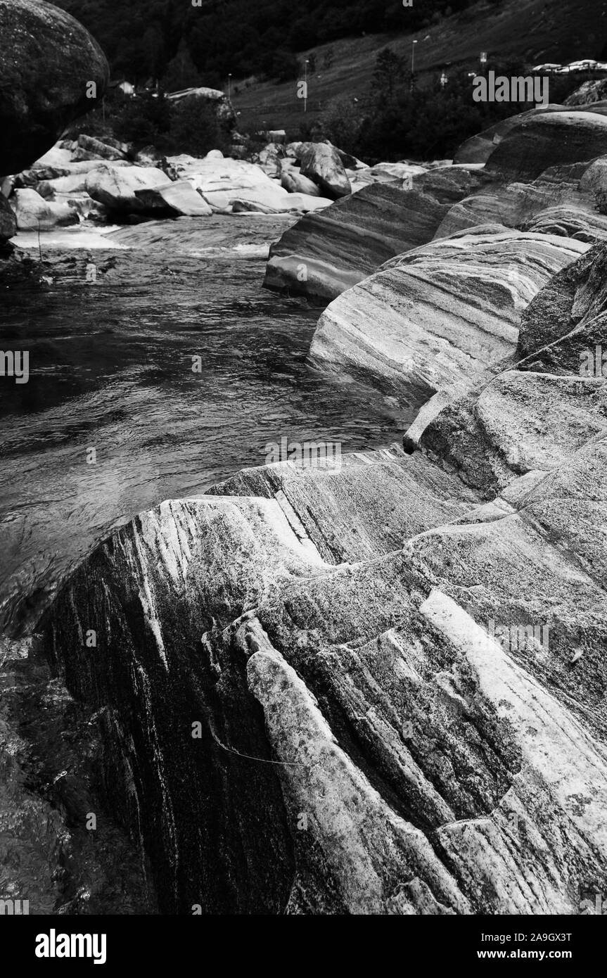 Natural beauty in the swiss alps Black and White Stock Photos & Images ...