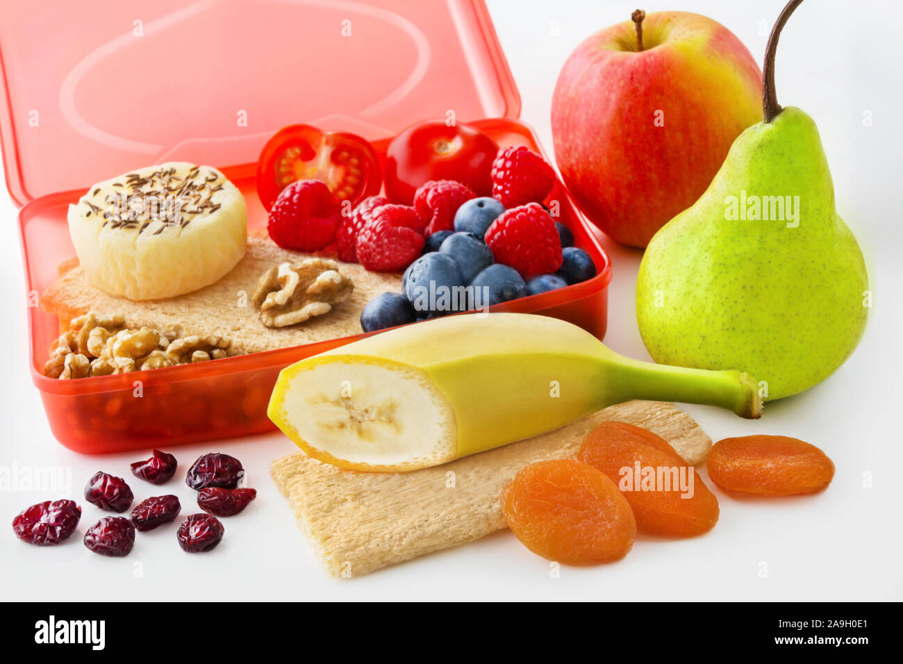 Healthy food in a lunch box Stock Photo - Alamy