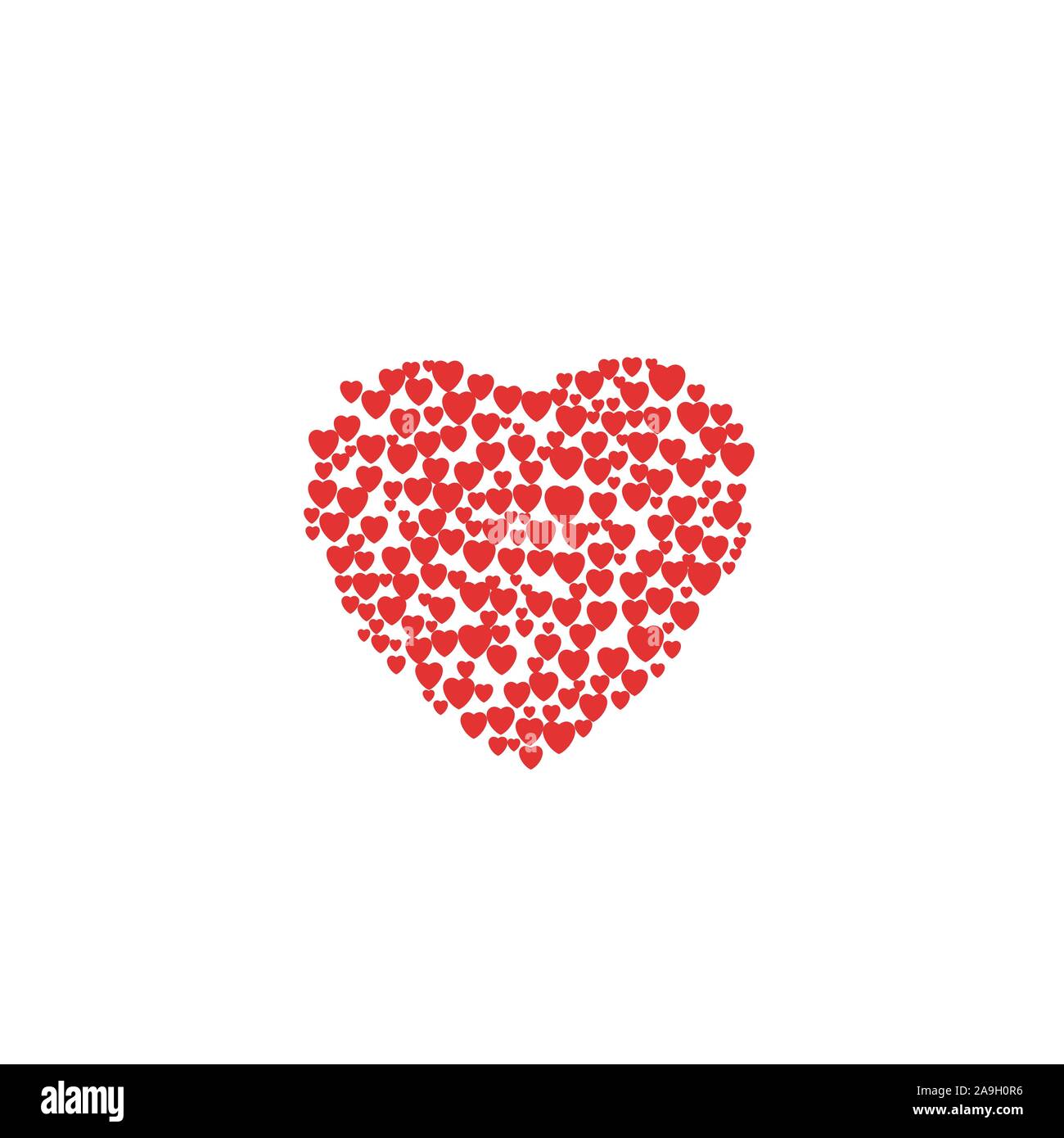 Red Heart icon. Happy Valentine's day sign Love symbol Vector ...