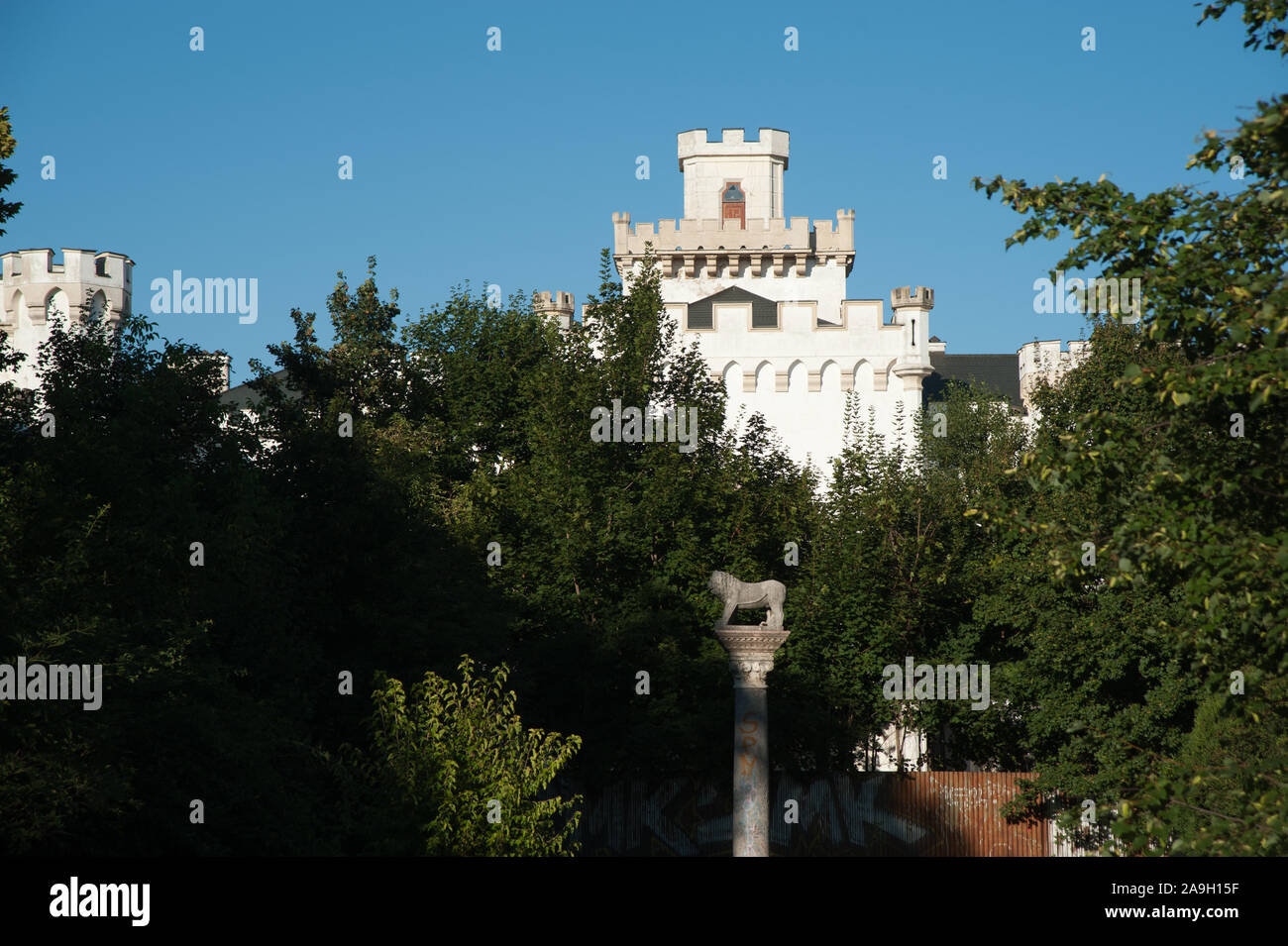 Bratislava, Schloss Karlburg, Rusovský kastiel in Rusovce Stock Photo