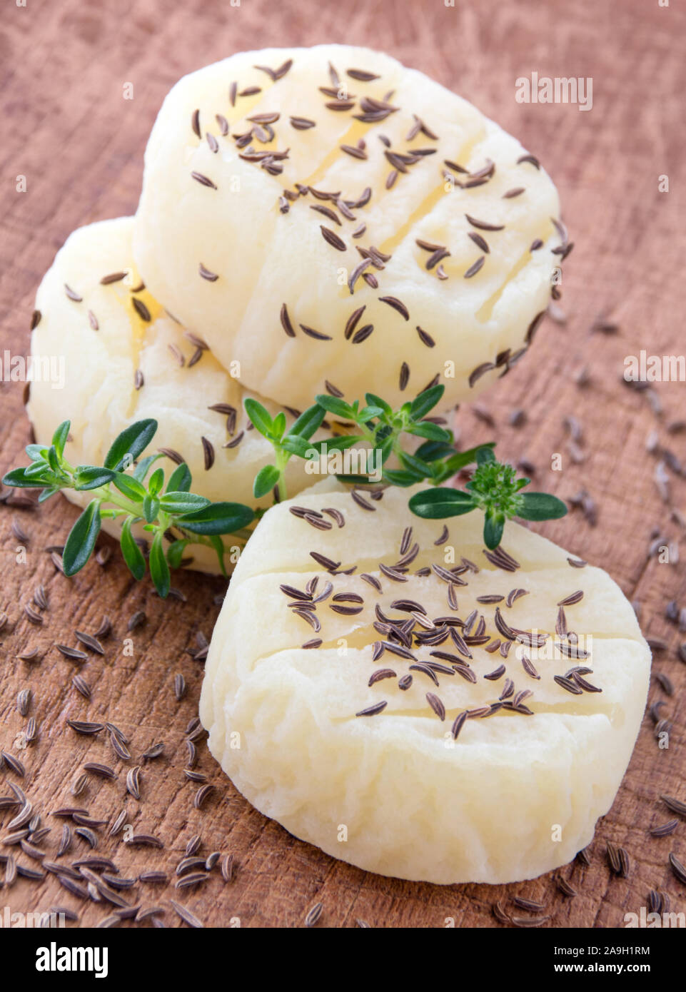 German Harzer Cheese and caraway Stock Photo Alamy