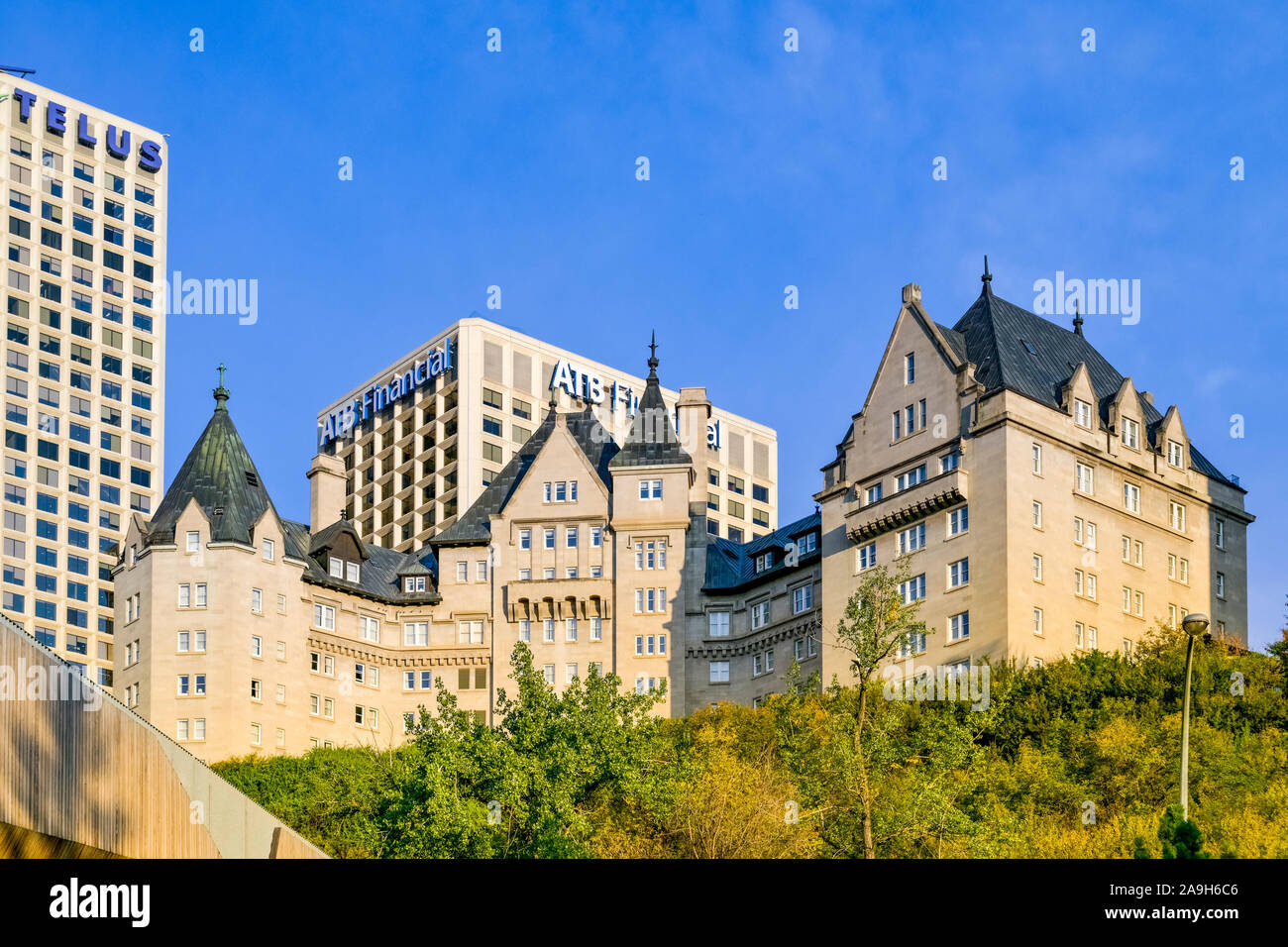 Fairmont Hotel Macdonald, Edmonton, Alberta, Canada Stock Photo Alamy