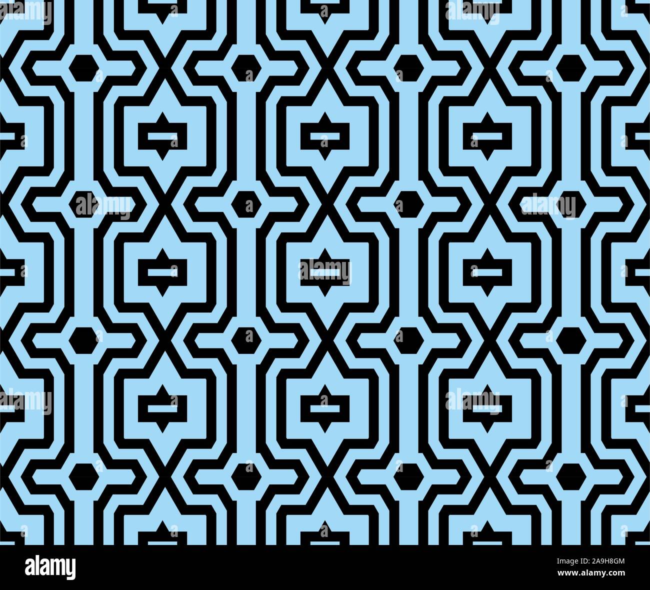 Seamless ceramic tiles vector pattern,ethnic illustration, Traditional, folk background. Stock Vector