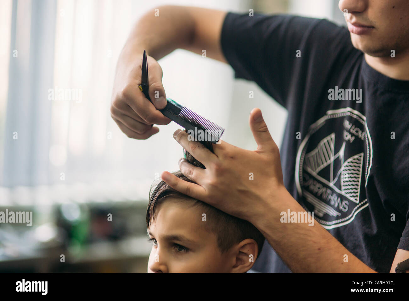  Every Time I Die Low Teens Kids Hair Cutting Cape Cute Barber  Haircut Cape Cover Hairdresser Apron : Beauty & Personal Care