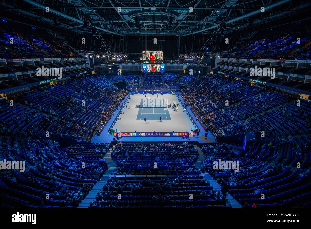 London, UK. 15th Nov 2019. O2 Arena, London, England; Nitto ATP Tennis  Finals; A general view at O2 Arena - Editorial Use Credit: Action Plus  Sports Images/Alamy Live News Stock Photo - Alamy