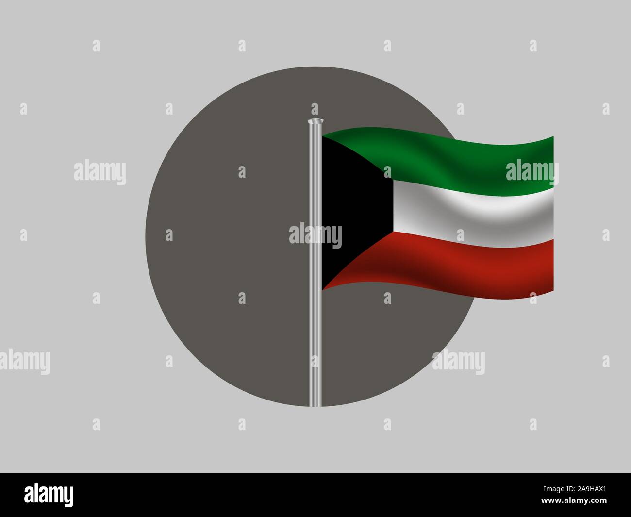 Chiêm ngưỡng bức ảnh về biển hiệu Kuwait đầy uy tín và đẳng cấp. Biểu tượng chữ \