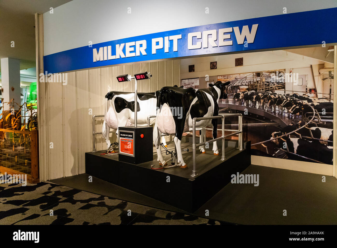 The Museum of Science and Industry features an exhibit called Farm Tech