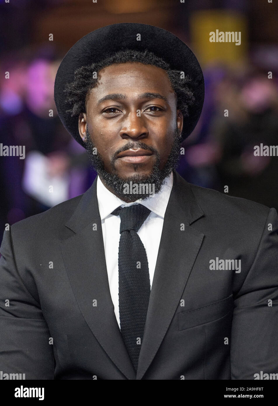 LONDON, ENGLAND - NOV 14: Eric Kofi Abrefa attends the World Premiere