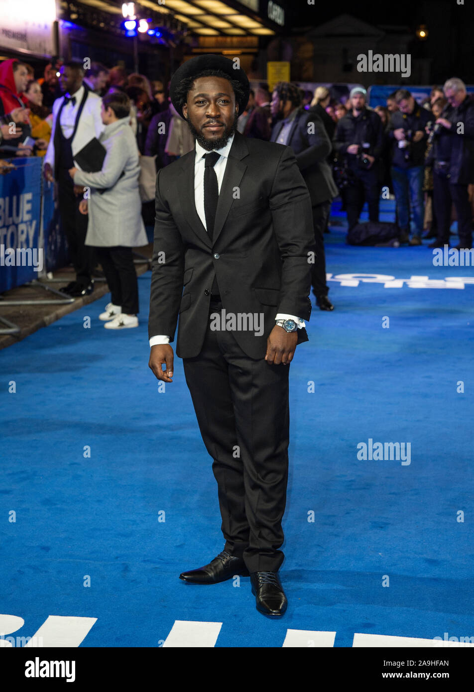 LONDON, ENGLAND - NOV 14: Eric Kofi Abrefa attends the World Premiere