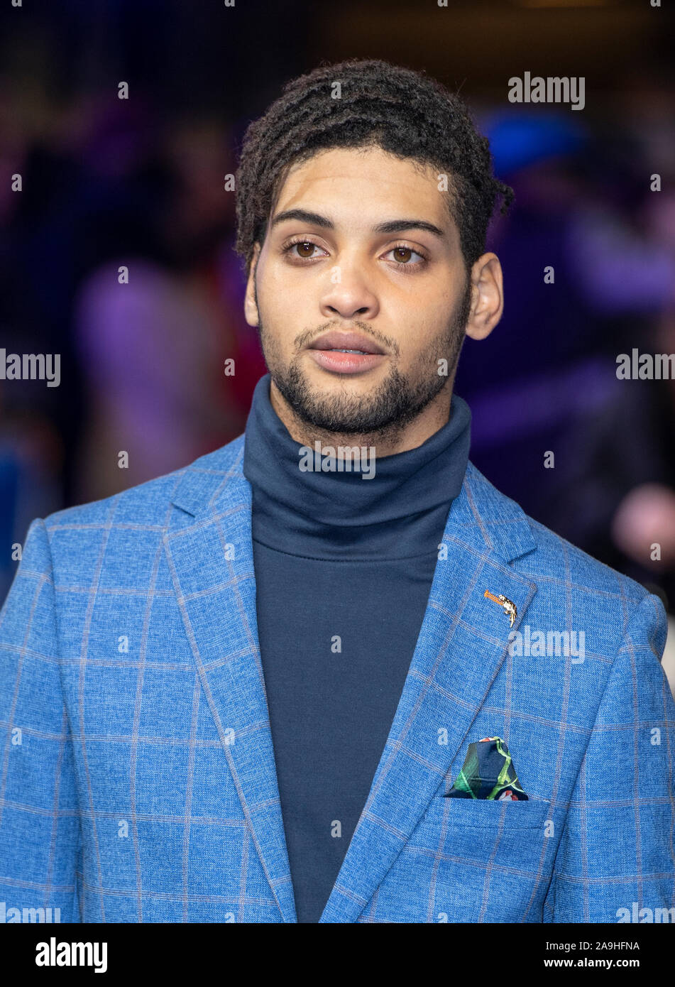 LONDON, ENGLAND - NOV 14: Rohan Nedd attends the World Premiere of “Blue Story” at the Curzon Mayfair on November 14, 2019 in London, England Stock Photo