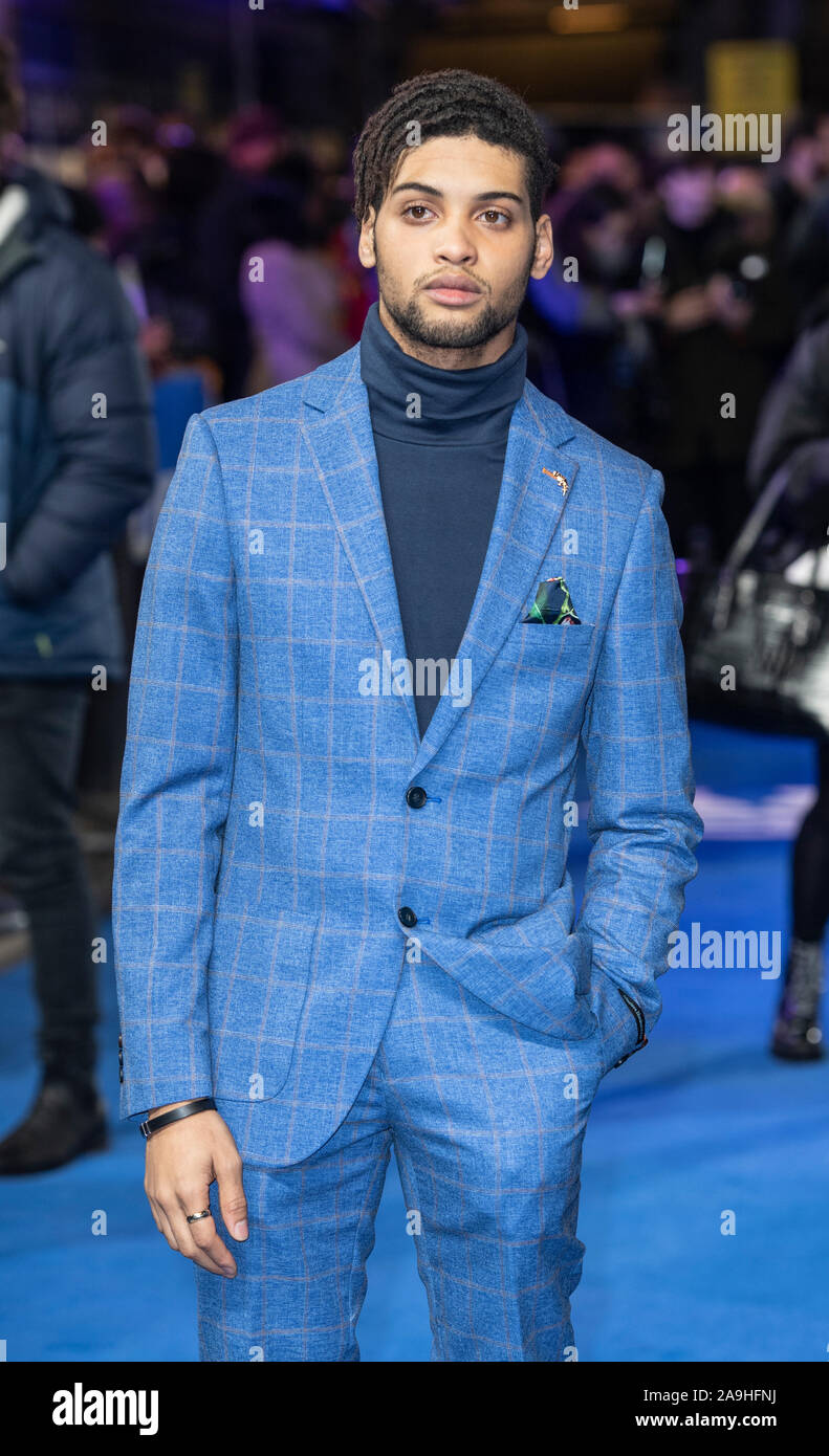 LONDON, ENGLAND - NOV 14: Rohan Nedd attends the World Premiere of “Blue Story” at the Curzon Mayfair on November 14, 2019 in London, England Stock Photo