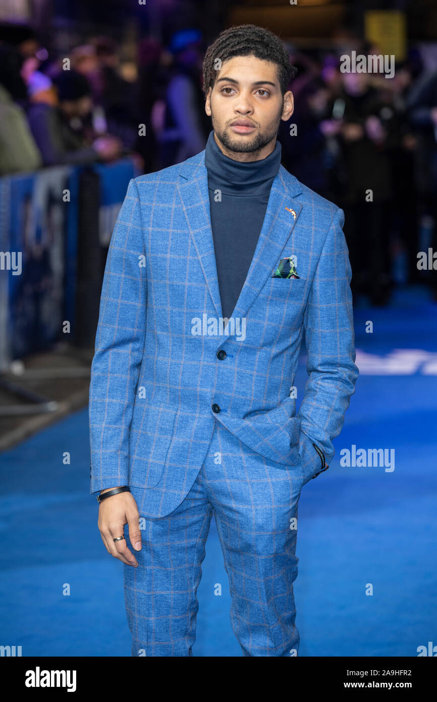 LONDON, ENGLAND - NOV 14: Rohan Nedd attends the World Premiere of “Blue Story” at the Curzon Mayfair on November 14, 2019 in London, England Stock Photo