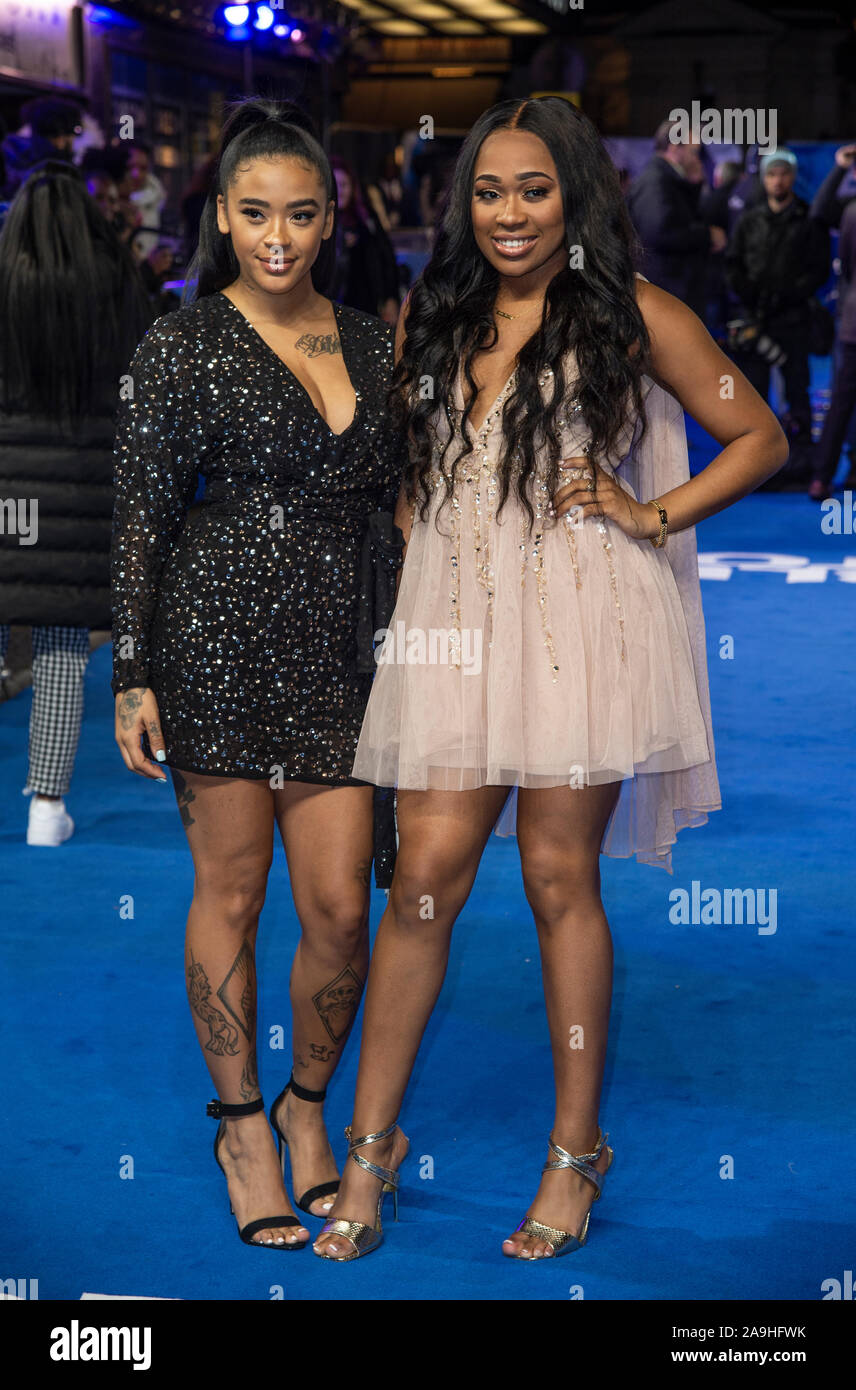 LONDON, ENGLAND - NOV 14: Yinka Bokinni and Shayna Marie Birch-Campbell